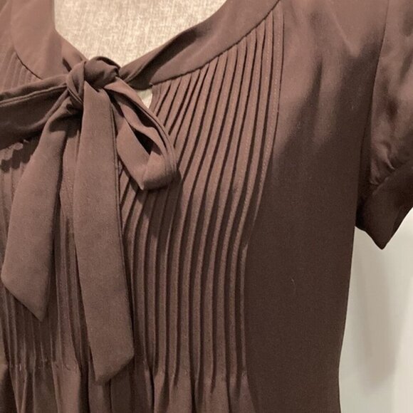 SPENSE Brown Short Sleeve Dress 8 medium - Picture 5 of 13